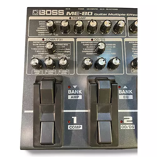 Used BOSS ME80 Guitar Multi Effect Processor - musicians--Friend