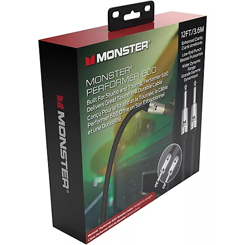Monster Cable Prolink Performer 600 Speaker Cable 12 ft. Black - musicians--Friend