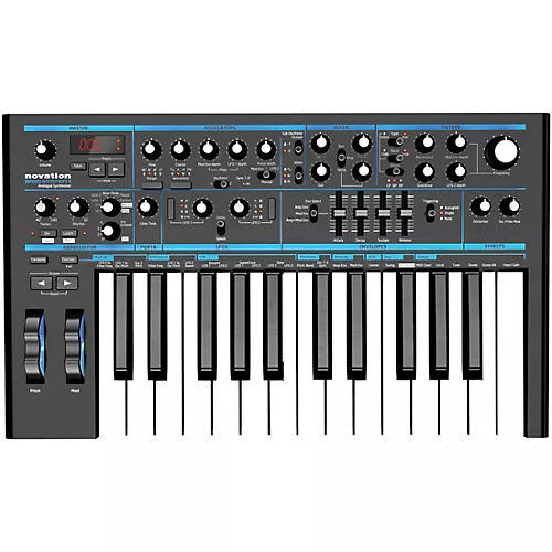 Novation Bass Station II Analog Synthesizer With Gig Bag - musicians--Friend