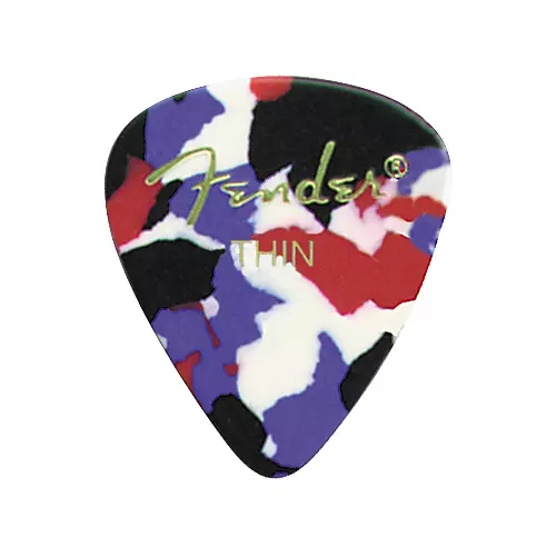 Fender Classic Celluloid Confetti Guitar Pick 12-Pack Extra Heavy 12 Pack - musicians--Friend