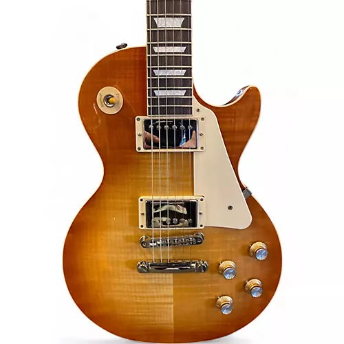 Used Gibson Les Paul Standard 1960S Neck Unburst Solid Body Electric Guitar Unburst - musicians--Friend