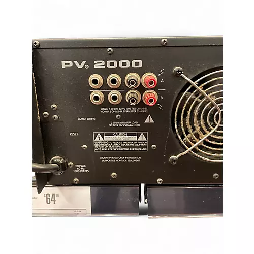 Used Peavey PV 2000 Power Amp - musicians--Friend