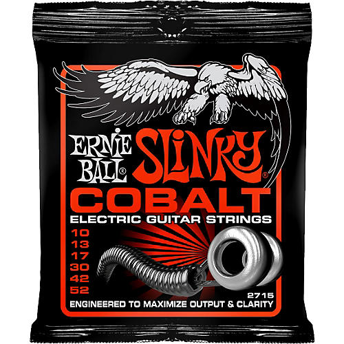 Ernie Ball 2715 Cobalt Skinny Top Heavy Bottom Electric Guitar Strings - musicians--Friend