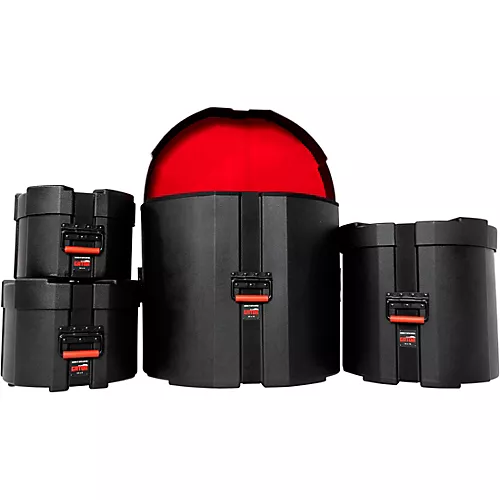 Gator Grooves Rock Drum Case Pack Black - musicians--Friend