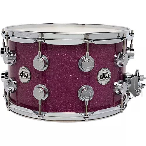 DW Collector's SSC Maple Finish Ply Snare Drum 14 x 6.5 in. White Glass Contrail Finish Ply - musicians--Friend