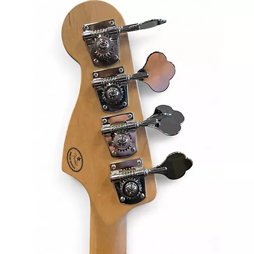 Used Fender FSR Deluxe Jazz Bass Natural Electric Bass Guitar Natural - musicians--Friend