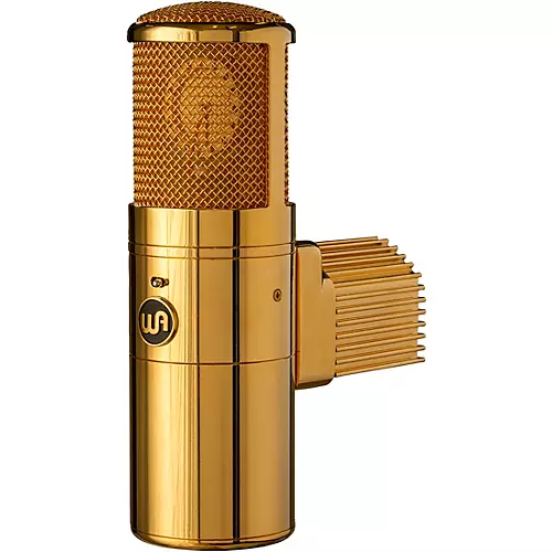 Open-Box Warm Audio WA-8000G Large-Diaphragm Tube Condenser Microphone Condition 1 - Mint Gold - musicians--Friend