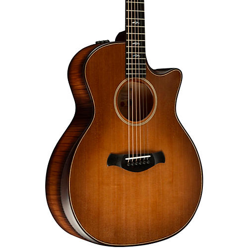 Taylor Builder's Edition 614ce V-Class Grand Auditorium Acoustic-Electric Guitar Natural - musicians--Friend