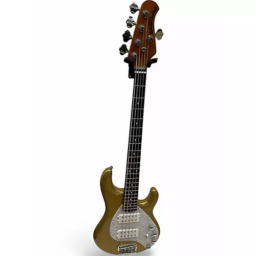 Used Ernie Ball Music Man StingRay 5 Special HH Genius Gold Electric Bass Guitar Genius Gold - musicians--Friend