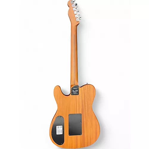 Used Fender ACOUSTASONIC TELECASTER PAISLEY PINK PAISLEY Acoustic Electric Guitar PINK PAISLEY - musicians--Friend