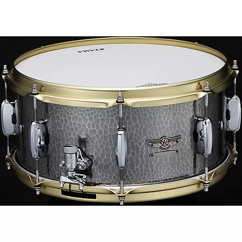 TAMA STAR Reserve Hand Hammered Aluminum Snare Drum 14 x 6.5 in. - musicians--Friend