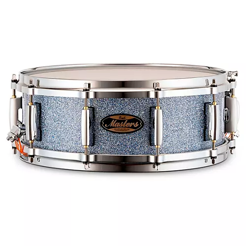 Pearl Masters Maple/Gum Snare Drum 14 x 6.5 in. Crystal Rain - musicians--Friend