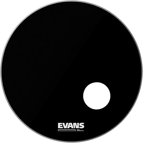 EVANS EQ3 Black Resonant Bass Drum Head 26 in. - musicians--Friend