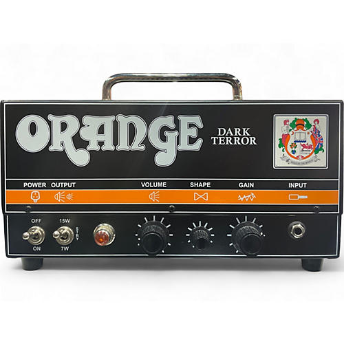 Used Orange Amplifiers DA15H Dark Terror 15W Tube Guitar Amp Head - musicians--Friend