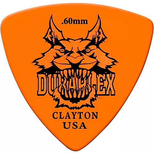 Clayton Duraplex Delrin Rounded Triangle Picks 1 Dozen .88 mm - musicians--Friend