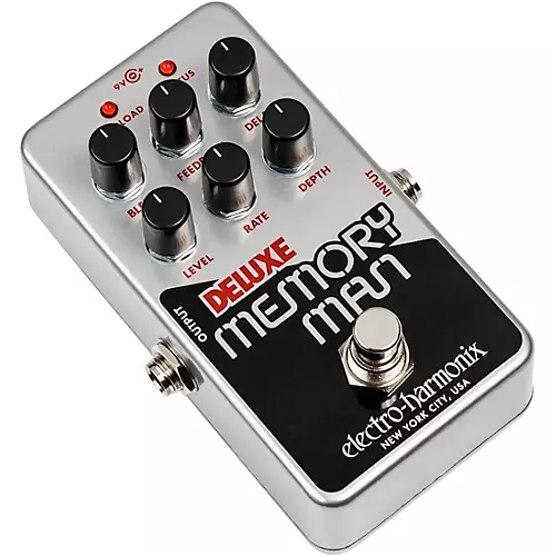 Electro-Harmonix Nano Deluxe Memory Man Analog Delay Effects Pedal Silver - musicians--Friend