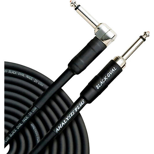 Analysis Plus Custom Pro Oval Studio Instrument Cable, 1/4 TRS-M to XLR-M 8 ft. - musicians--Friend