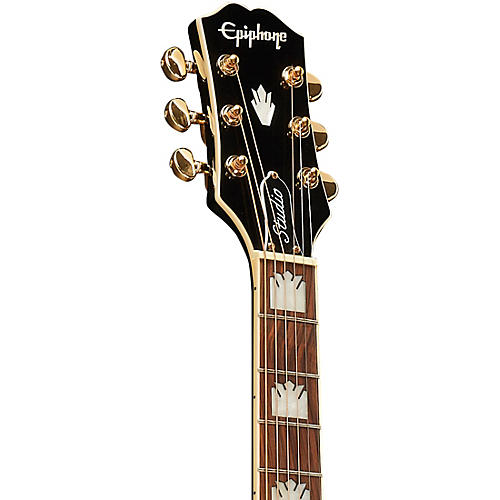 Epiphone J-200 EC Studio Acoustic-Electric Guitar Black - musicians--Friend