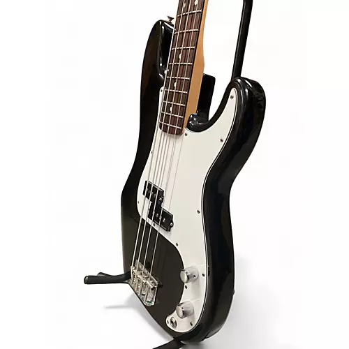 Used Fender Player Precision Bass Black Electric Bass Guitar Black - musicians--Friend