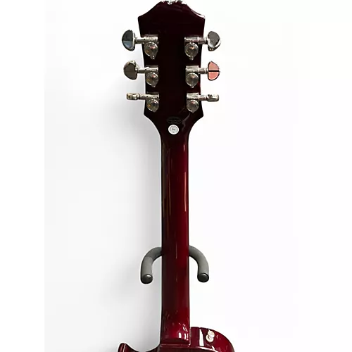 Used Epiphone Les Paul Studio Wine Red Solid Body Electric Guitar Wine Red - musicians--Friend