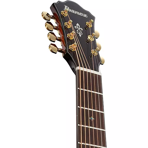 Ibanez AE3007FMH 7-String Grand Auditorium Acoustic-Electric Guitar Tobacco Edge Burst - musicians--Friend