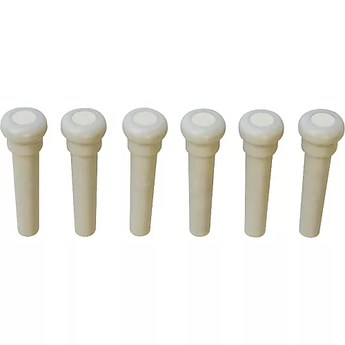Graph Tech Tusq Ivory Acoustic Guitar Bridge Pins Black Pearl Dot - musicians--Friend
