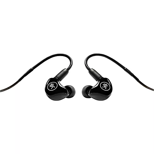 Mackie MP-240 Dual Hybrid Driver Professional In-Ear Monitors Black - musicians--Friend