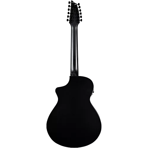 Breedlove Discovery S CE European Spruce 12-String Concert Acoustic-Electric Guitar Black - musicians--Friend