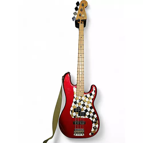 Used Fender Precision Bass Special Active Candy Apple Red Electric Bass Guitar Candy Apple Red - musicians--Friend