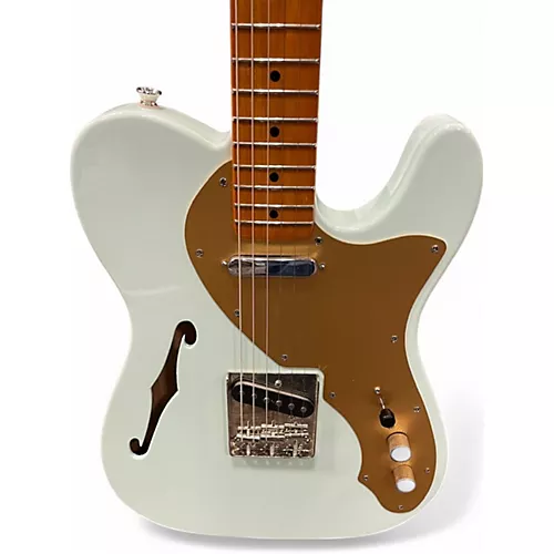 Used 2023 Squier Classic Vibe 1960S Telecaster Sonic Blue Solid Body Electric Guitar Sonic Blue - musicians--Friend
