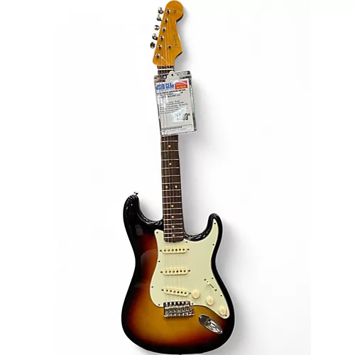 Used Fender AMERICAN VINTAGE II 1961 STRATOCASTER 2 Tone Sunburst Solid Body Electric Guitar 2 Tone Sunburst - musicians--Friend