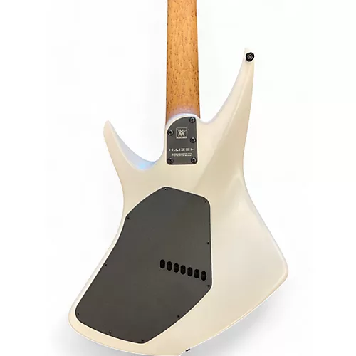Used Ernie Ball Music Man KAIZEN WHITE Solid Body Electric Guitar WHITE - musicians--Friend