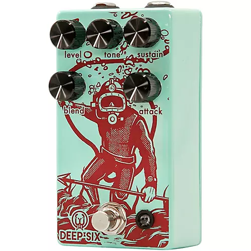 Walrus Audio Deep Six V3 Compressor Effects Pedal - musicians--Friend