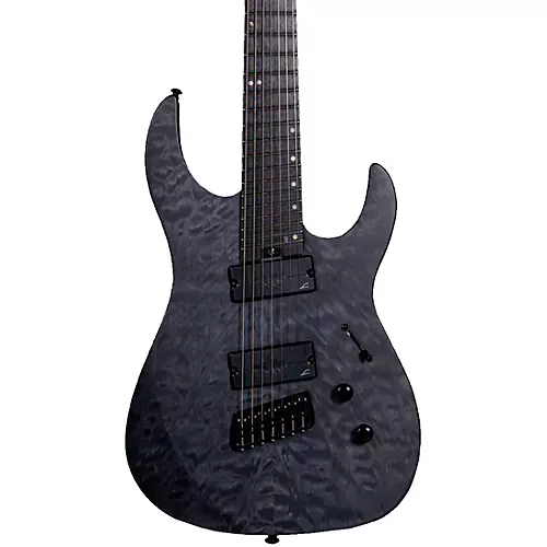 Legator Ninja 7 String Multi-Scale Super Shred Series Quilted Maple Electric Guitar Purple - musicians--Friend