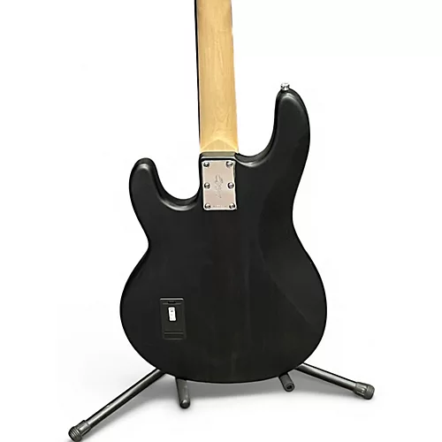 Used Sterling by Music Man STINGRAY Black Electric Bass Guitar Black - musicians--Friend