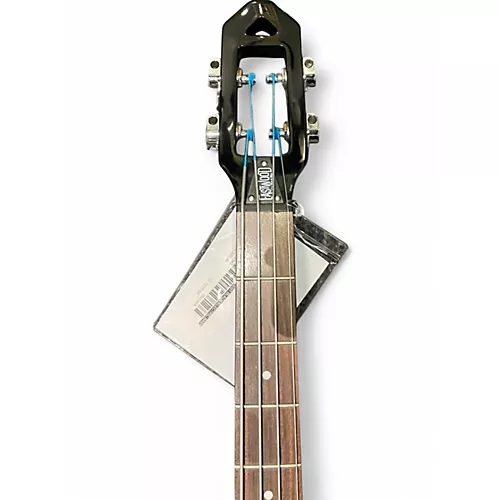 Used Eastwood TB64 Black Electric Bass Guitar Black - musicians--Friend