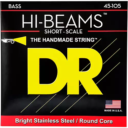 DR Strings H-Beams Short-Scale 4-String Bass Strings Medium (45-105) - musicians--Friend