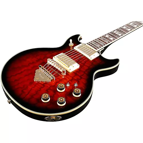 Ibanez AR325QA Artist Electric Guitar Dark Brown Sunburst - musicians--Friend