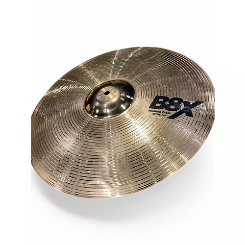 Used SABIAN 18in B8X MEDIUM CRASH Cymbal 38 - musicians--Friend