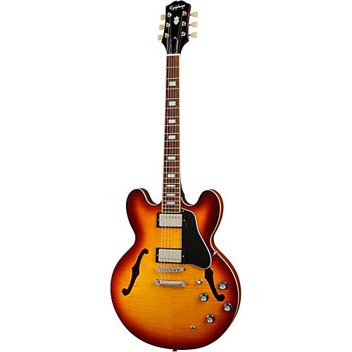 Epiphone ES-335 Figured Semi-Hollow Electric Guitar Blueberry Burst - musicians--Friend