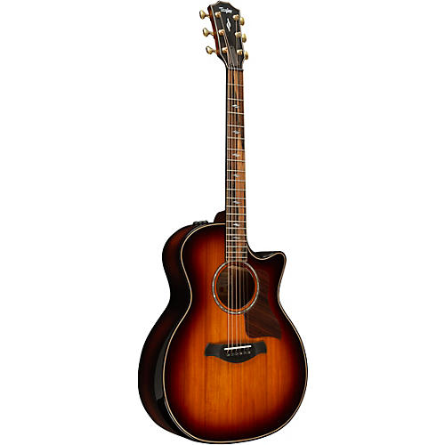 Taylor 814ce Sinker Redwood Builder's Edition Grand Auditorium Acoustic-Electric Guitar Shaded Edge Burst - musicians--Friend