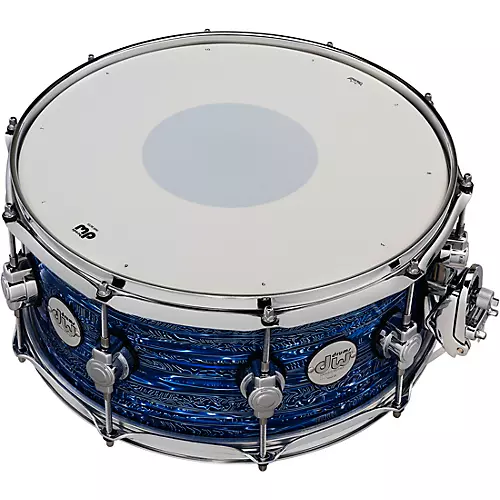DW Design Series Maple Snare Drum - Royal Strata Finish Ply 14 x 6 in. - musicians--Friend