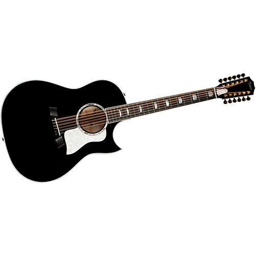 Taylor 657ce Doce Doble 12-String Grand Pacific Acoustic-Electric Guitar Black - musicians--Friend