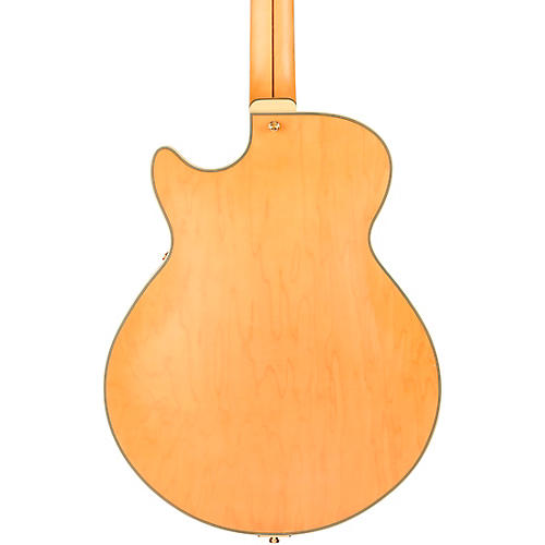 D'Angelico Deluxe Series SS Semi-Hollow Electric Guitar Satin Brown Burst - musicians--Friend