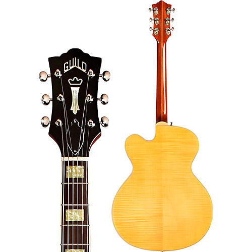 Guild A-150 Savoy Hollowbody Archtop Electric Guitar Blonde - musicians--Friend