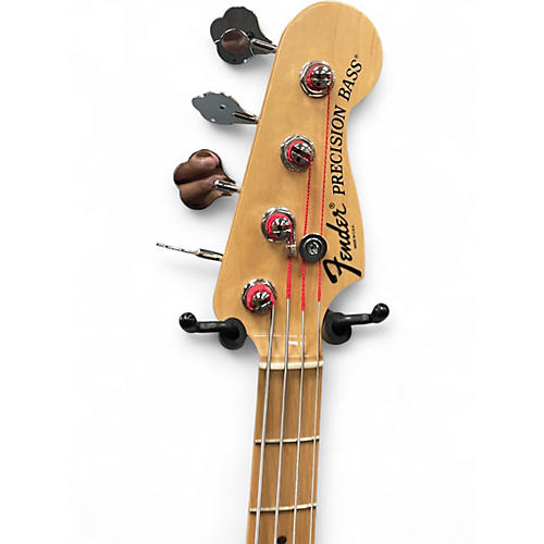 Used Fender AMERICAN DELUXE PRECISION BASS Black Electric Bass Guitar Black - musicians--Friend