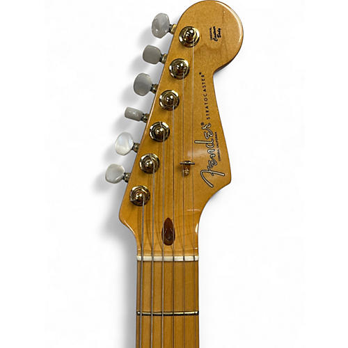 Used 2021 Fender 75th Anniversary Commemorative Stratocaster Bourbon Burst Solid Body Electric Guitar Bourbon Burst - musicians--Friend