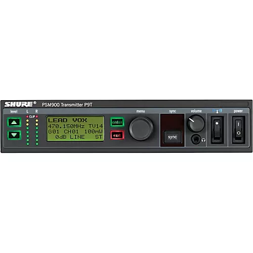 Shure PSM 900 Personal Monitor System With Rackmountable Transmitter, Rechargeable Bodypack Receiver and SE425 Earphones G7 - musicians--Friend