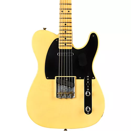 Fender Custom Shop Limited-Edition '53 Telecaster Journeyman Relic Electric Guitar Aged Nocaster Blonde - musicians--Friend