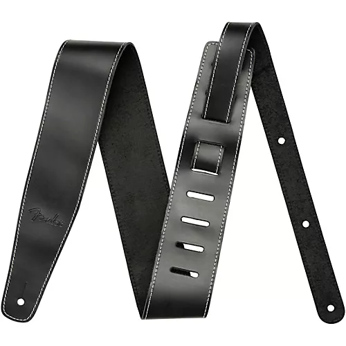 Fender Broken-In Leather Strap Green 2.5 in. - musicians--Friend